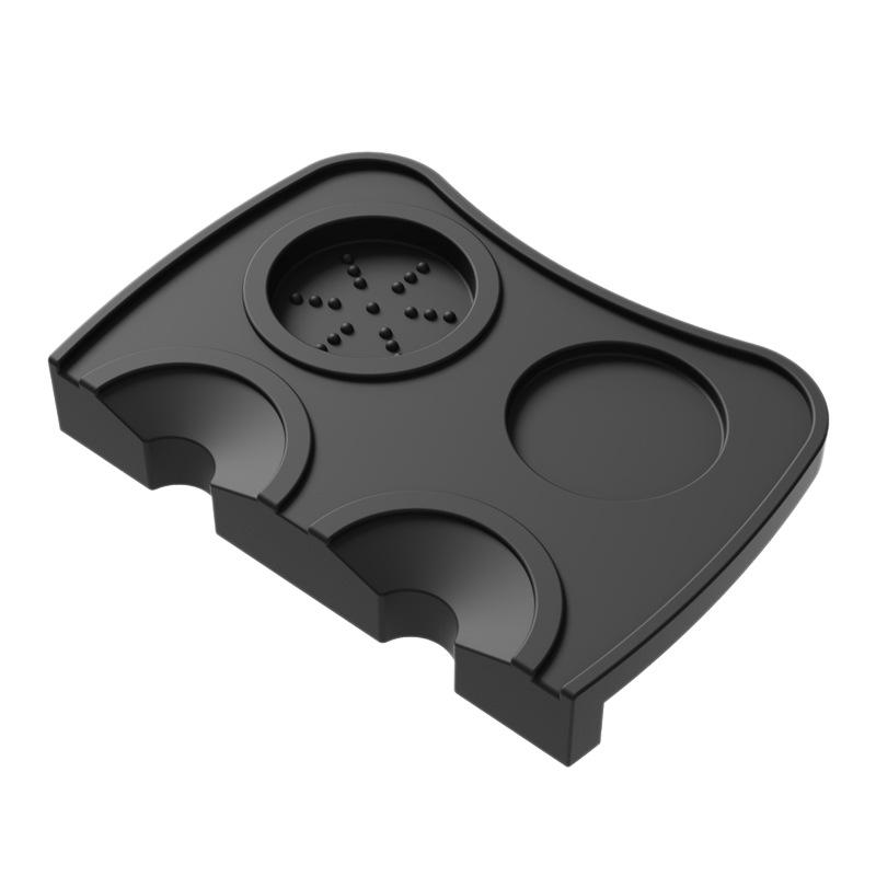 Espresso Coffee Tampers Mat Anti Station Press Tampering Holder Corner Mat Pad Silicone Coffeeware WDT Tools Tamping Barista