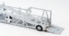 TOMYTEC Tomica Limited Vintage Neo Scale Isuzu 810EX Car Transporter Antico ASZ022 Vehicle Transport Trailer 1/64 LV-N225b (Silver) - (Assembled)