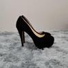 Frauen Pumpen Sexy 14 cm Super High Heels Weibliche Runde Zehen Plattform Pumpen Dünne Fersen Party Kleid Rot Hochzeit Schuhe