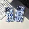 Blue And White Porcelain Phone Case For iPhone 16 15 14 13 12 17 PRO MAX PLUS Mini TPU Soft To Skin-friendly Case