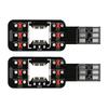 Two-Port Mobile Card Circuit Fault Tester Board with Separate Identified Power, Restart, Data, and Clock Terminals for Electronics Repair Work, 2Pcs
