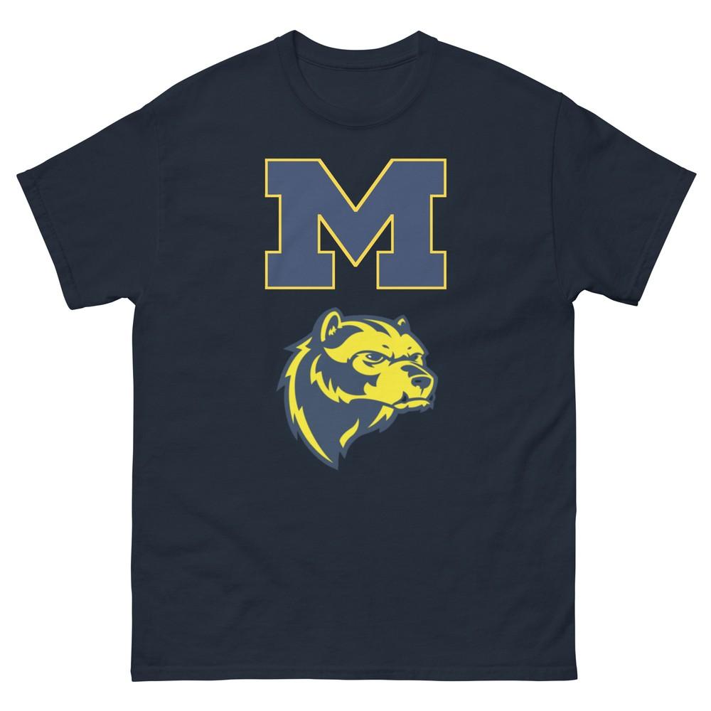 

Michigan Wolverines Tee, U of M Mascot, Michigan Wolverines T-Shirt, Unisex S