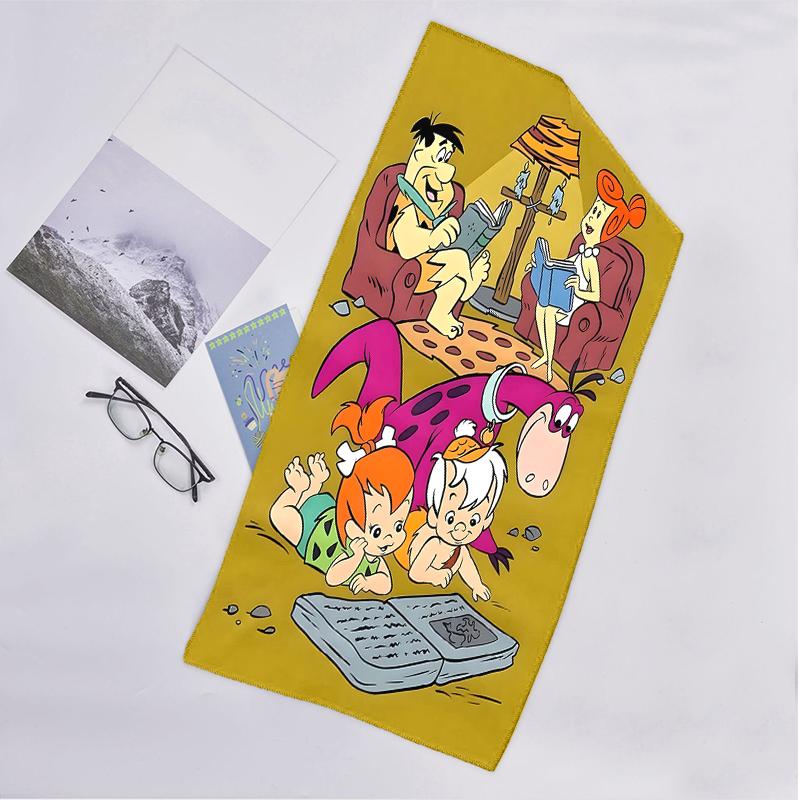 Flintstones Fashion Beach Towel: Ideal for Summer Adventures Soft, absorbent and quick drying suitable for swimming and bathing