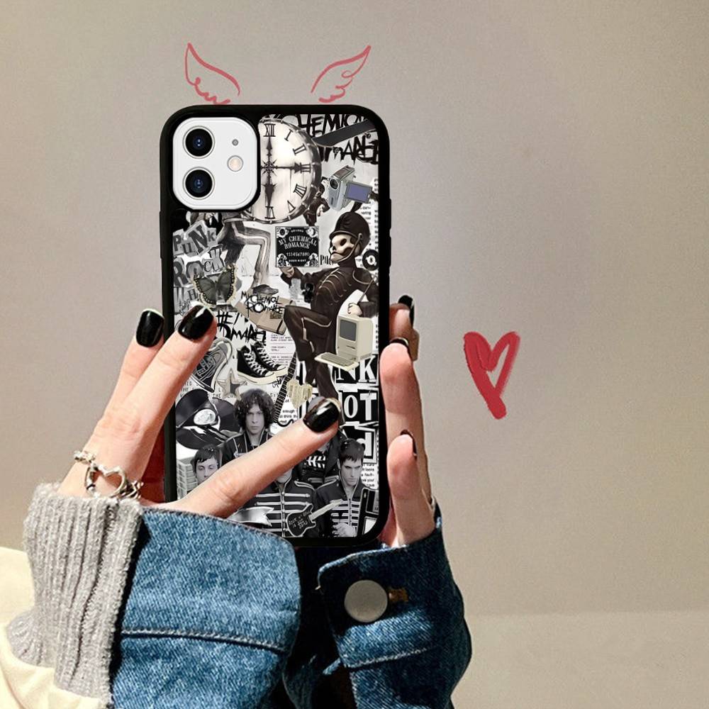 Rock Band M-My C-Chemical R-Romance Phone Case For IPhone 17 16 15 14 13 12 11 Pro Max Plus MiNi 17Air PC+TPU Armor Cover