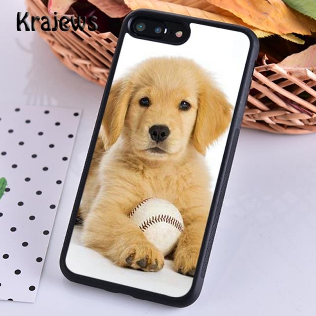Krajews Golden Retriever Dog Cute Puppy Phone Case For iPhone 17 Air 16 15 14 Plus 11 12 13 Pro Max Plus Coque Fundas