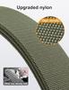 JUKMO Quick Release Belt, Men's Tactical Work Belt, Military Belt (Size M - Waist Length 91cm-105cm (Total Length 125cm), Green)
