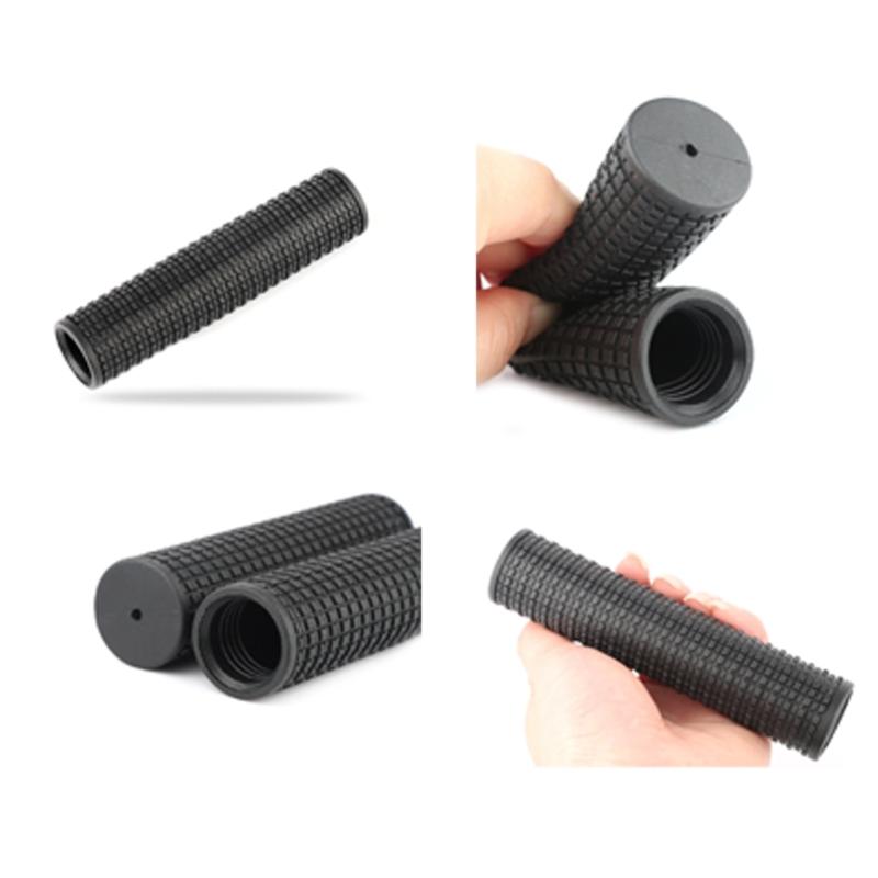 2Pair Rubber Bicycles Handlebar Grips Soft Shock Absorption Handle Bar Cover Waterproof Mountain Bike Grips Enduring