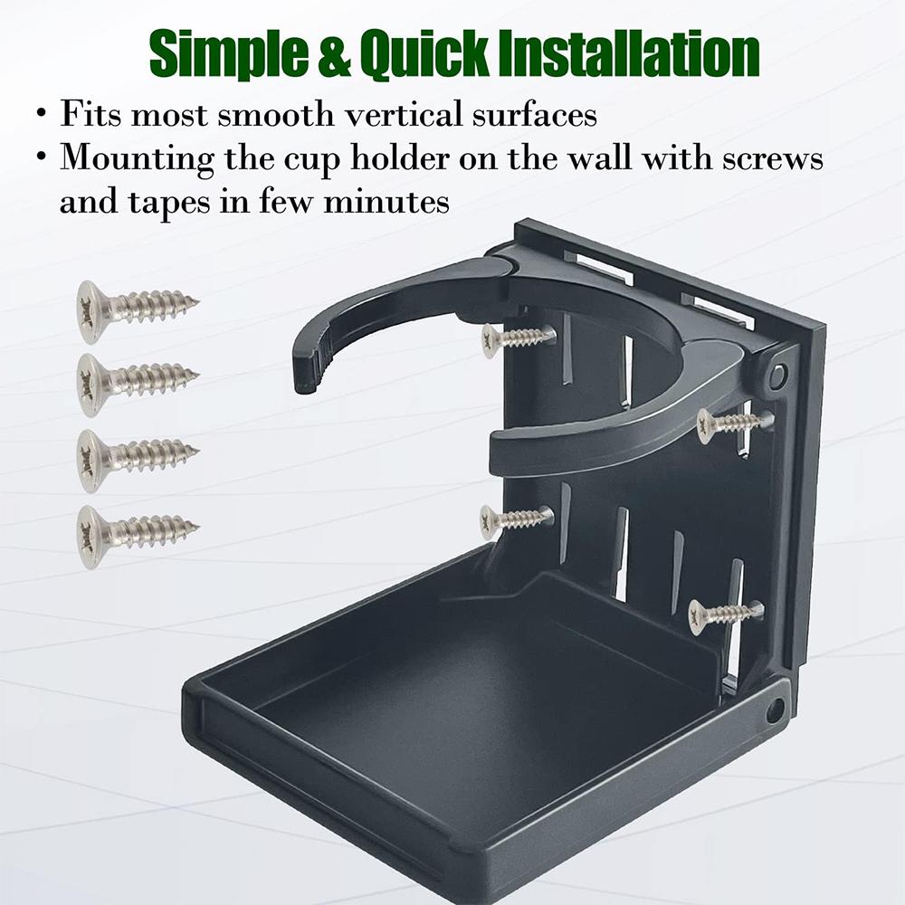Universal Car Truck Drink Bottle Cup Holder Stand Folding High Quality ABS Plastic for Car Truck Auto Supplies Car Styling