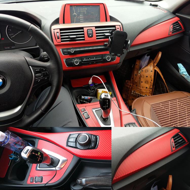 Carbon Fiber Interior Gear Shift Sticker for 12-16 BMW 1 Series F20