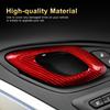 For Chevrolet Camaro 2016 2017-2023 Hard Carbon Fiber Inner Door Handle Cover Anti Scratch Interior Decor Mod Car Accessories