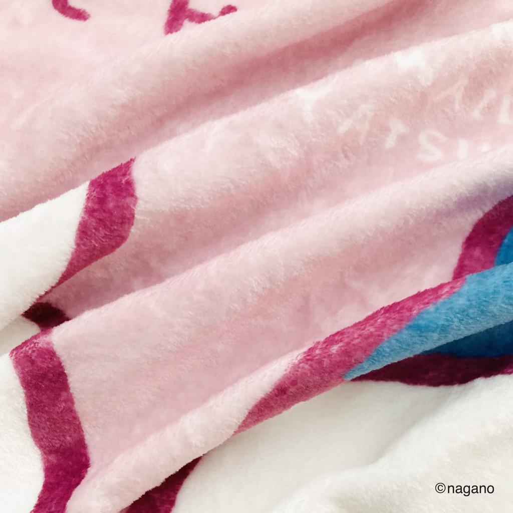 MORIPiLO Chiikawa Kolenní deka Měkká Roztomilá a Hřejivá Deka na Léto a do Klimatizace Malá a Roztomilá Morishita Makura (Hachiware flanel) Zima,