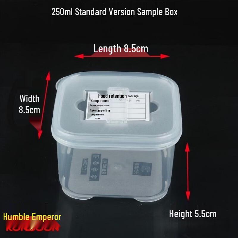 Label-Insertable Plastic Storage Box