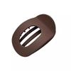 2025 High-End Women’s Abalone Duckbill Hair Clip: Milk Coffee Color, Curved Updo Design