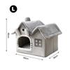 Cat House Bed Ultra-Soft Plush Material Cat Beds for Indoor Cats Cat House Relieve Muscle and Joint