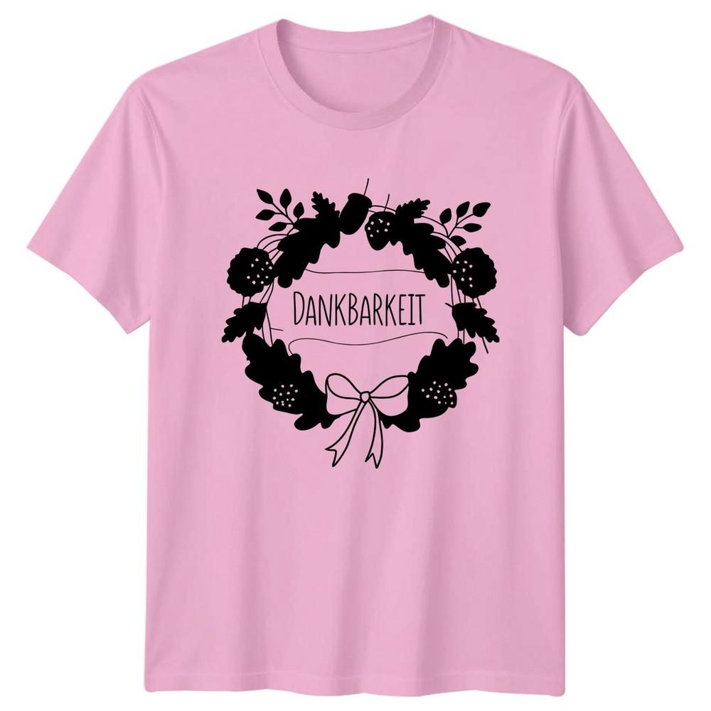 Dankbarkeit Unisexs TShirt GerUnisex Autumn Gratitude Thanksgiving Gift For Her