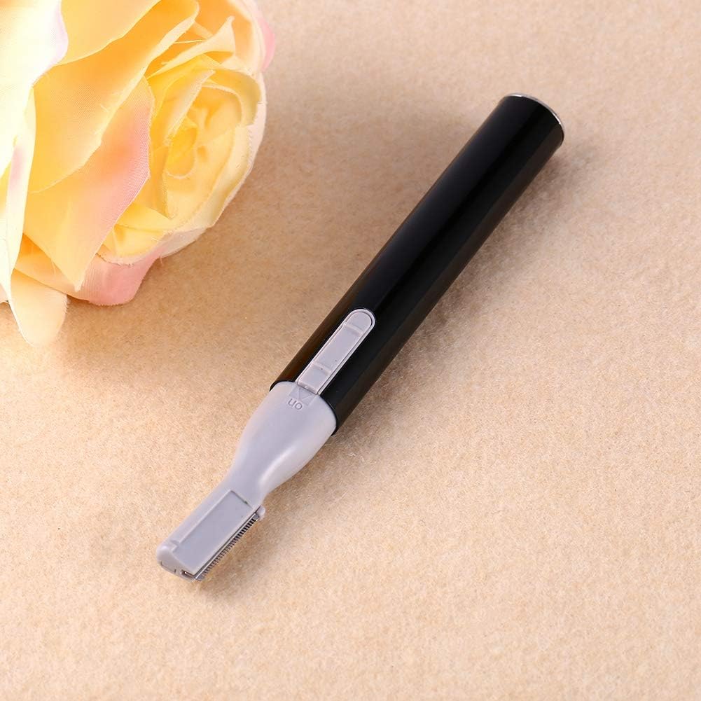 POCREATION Electric Eyebrow Trimmer, Battery Powered, Portable Hair Remover for Women and Men