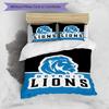 3pcs Football Team (14) Design Cover Set - HD Printed Bedding with 1 Cover and 2 Pillowcases - Perfect for Home and Dorm Decor
