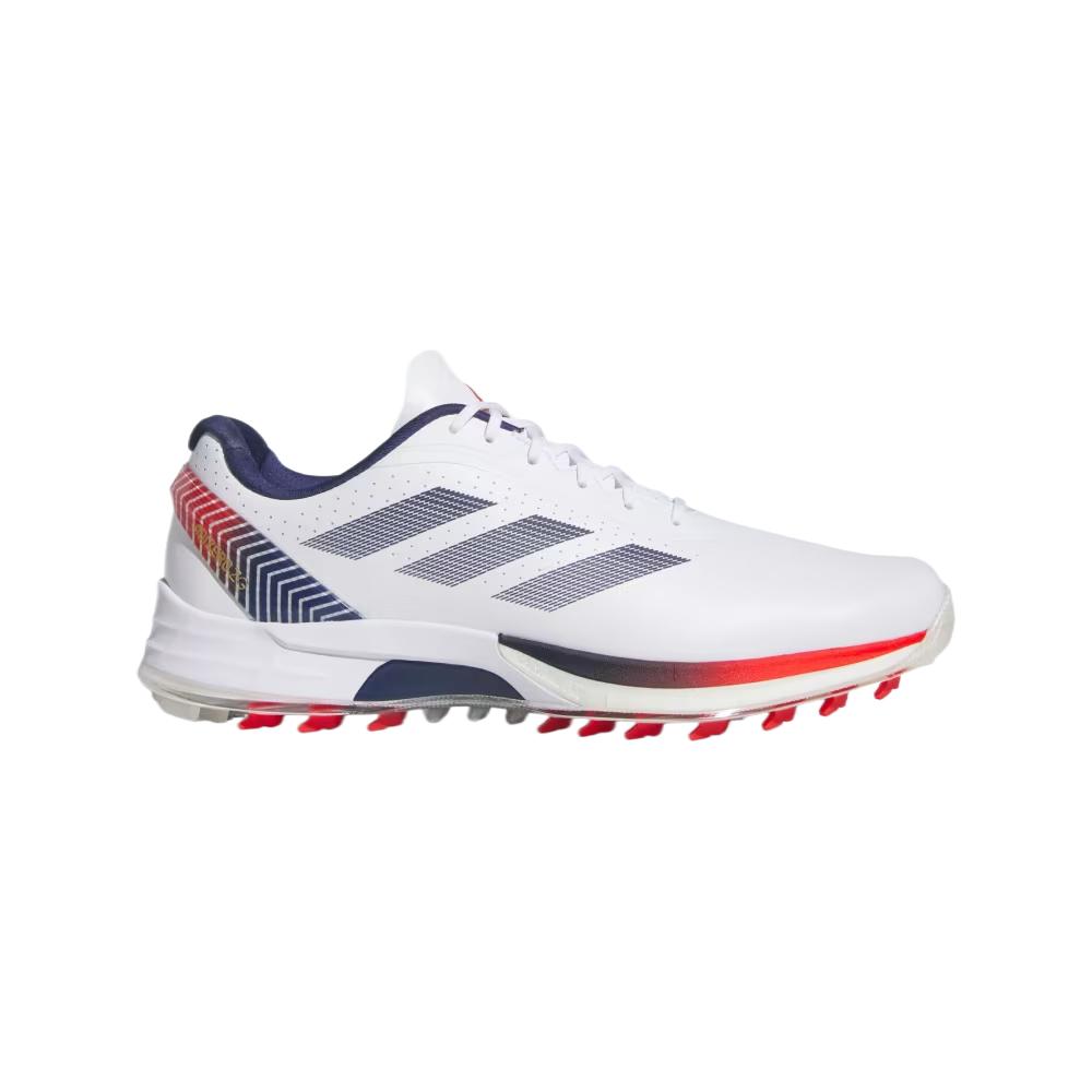 Adidas Adizero ZG Spikeless Golf Cloud White Blue Red Men Sneakers Dark-Blue JS1898