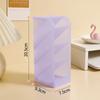 Macaron Color 4 Grid Oblique Insertion Desktop Organizer Pen Holder Pencil Makeup Brush Storage Box School Stationery Quality