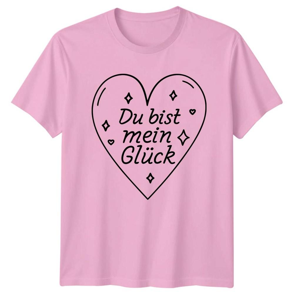 Du Bist Mein Gluck TShirt RoUnisexce Gift For Him And Her