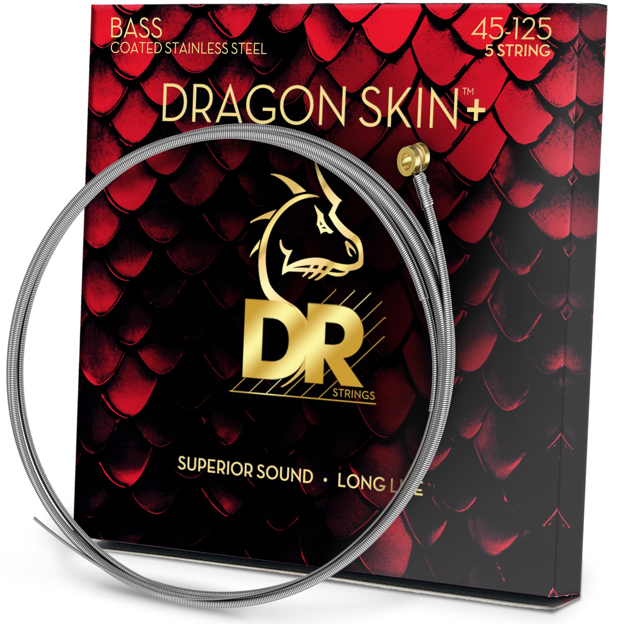 

Басовые струны DR Strings со струнами с обмоткой из нержавеющей стали (ДР) 5-струнный DBS5-45 [ ]
