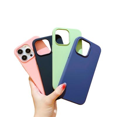 Stylish Soft Anti-slip Apple 16 Pro Silicone Case for Apple 16 15 14 13 Full Wrap, Dirty Resistant Soft Silicone Case