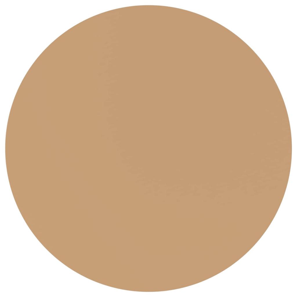 Round Tablecloth Beige Ø 160 Cm Polyester