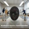 Foil Fencing Mask Clear Vision with Bib Adjustable for Sparring