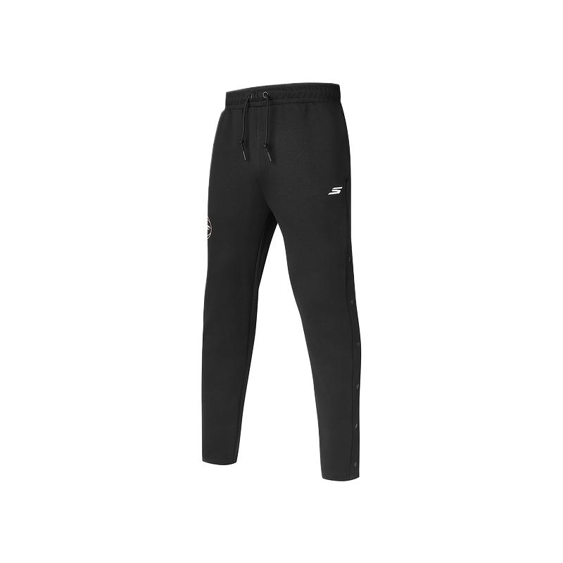 Skechers SKX Fun Basketball Series Comfortable Soft Skin-Friendly Versatile Casual Pants Men pants Carbon-Black P424M104-0018
