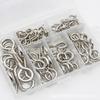 100 Nickel-Plated Self-Tapping Eye Hook Screws