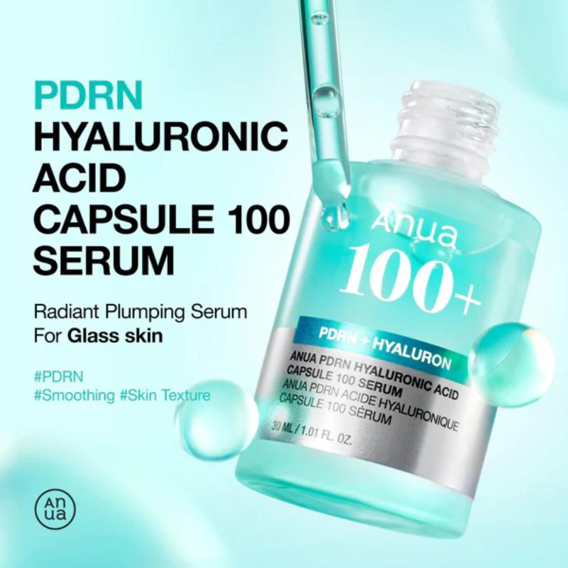 Anua PDRN Hyaluron Capsule 100 Serum 30 Ml/1.01 Fl Oz