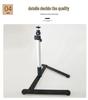 Multi-Angle Adjustable Aluminum Phone Stand for Overhead Shots and Live Streaming
