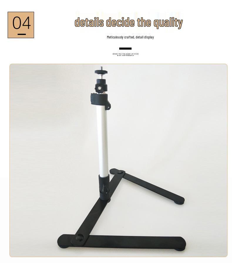 Multi-Angle Adjustable Aluminum Phone Stand for Overhead Shots and Live Streaming