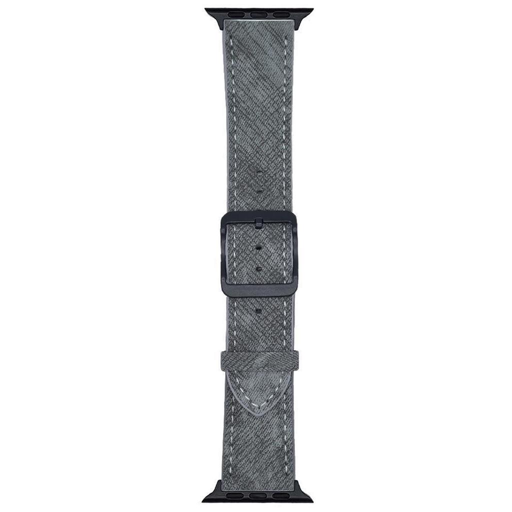 Double Loop Buckle Leather Band For Apple Watch Series 10 9 8 7 SE 6 5 4 3 2 1 42mm 41mm 40mm 38mm Watch Bands Strap