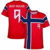2026 Estate Norvegia Giacca da Calcio Commemorativa per Tifosi Uomo T-shirt Casual Sport all'Aperto Asciugatura Rapida Traspirante Supporto per Tifosi