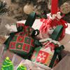 4PCS Sac Pomme Créatif à Main pour Noël Boîte Cadeau Pomme Veille de Noël Sac de Rangement Cadeau de Noël 2025