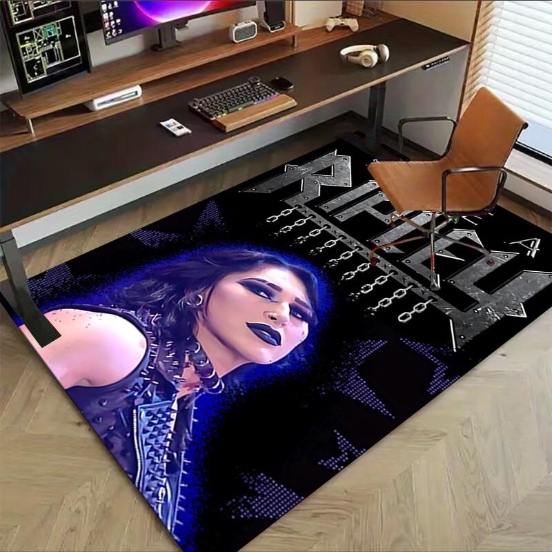 Metallic Rhea Ripley Artwork Carpet For Playroom Bedroom Living Room Sofa Home Decorkids Game Area Rug Nonslip Floor Mat