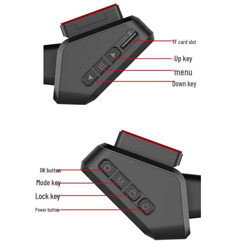 4K Dual Cam: Front & Rear Recording Dash Cam with Reversing Image, Driving Track, HD, 3" WiFi Screen