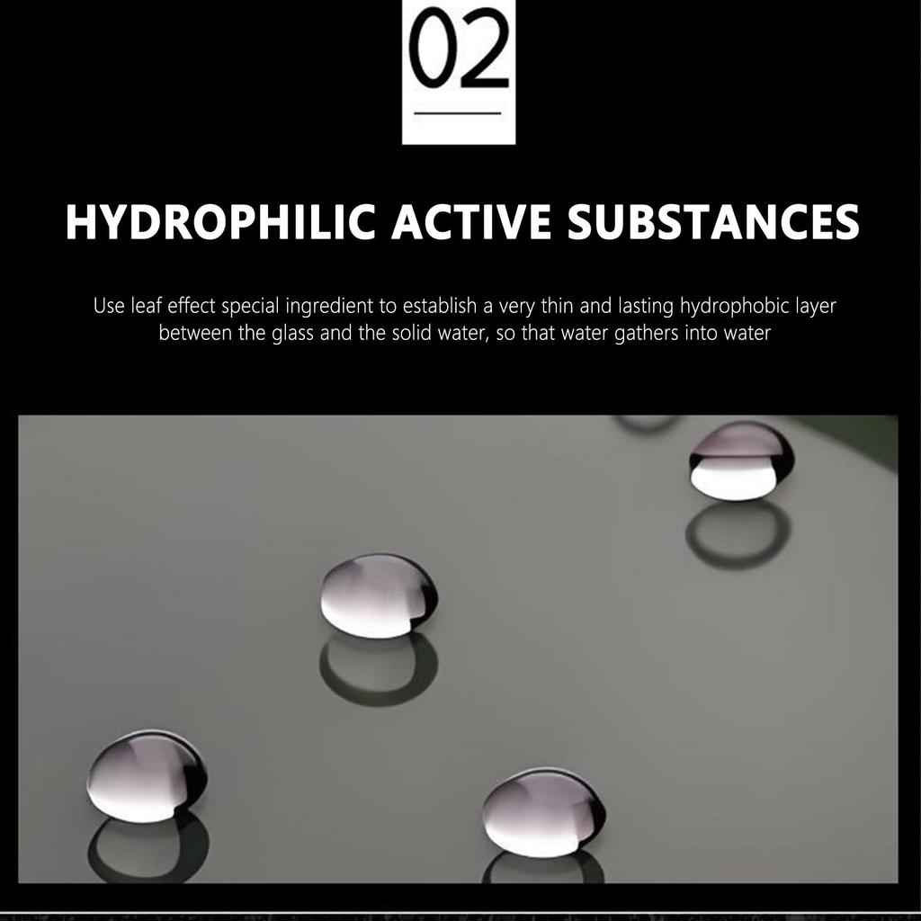 Windshield Coating 100ml Rainproof Spray Windshield Cleaner Anti Fog Agent for Vehicle Home Swimming Goggles Windscreen Mirror