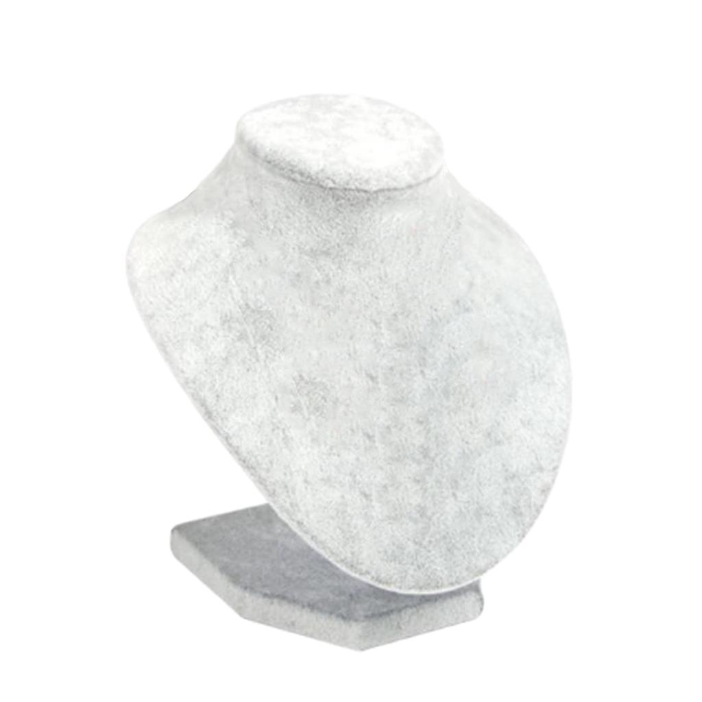 Necklace Bust Jewelry Display Stand Figure 15x15x12cm