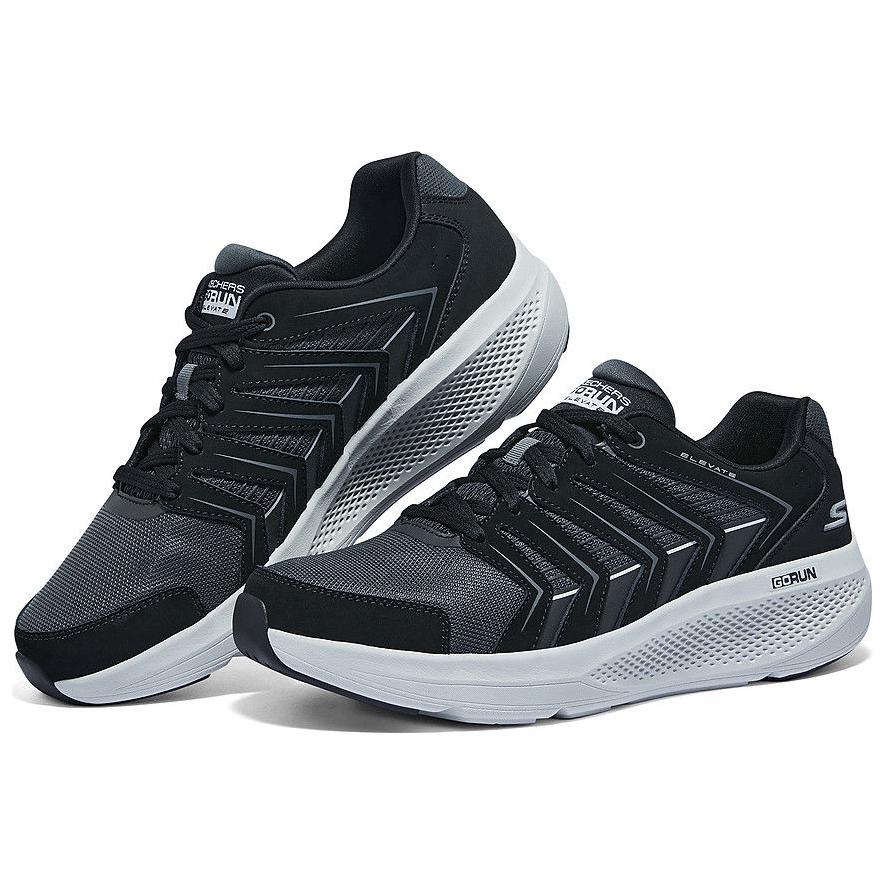Skechers Go Run Elevate Eminent Comfortable Versatile Low Top Running Shoes Men Sneaker Black 220331-BKGY