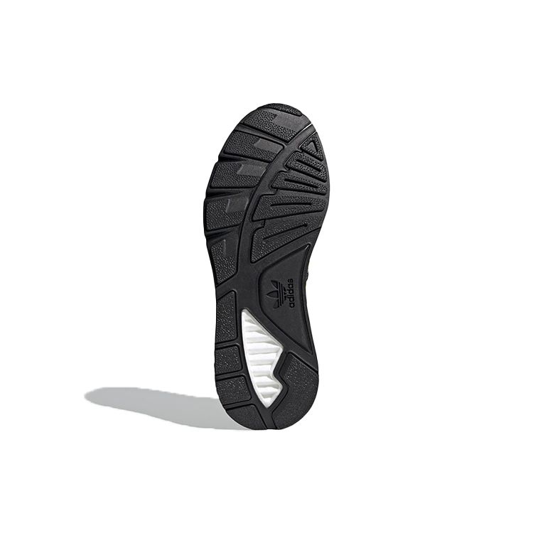 Adidas ZX 1K Boost Bold Logo Graphic - Black Solar Yellow Men Sneakers Core-Black Matte-Silver FY3632