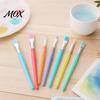 High Elasticity Art Brushes 6PCS Paint Brush, with Candy Colored Design, Flexible Nylon Oil Painting Bristles for Watercolor Acrylic Artist Supplies