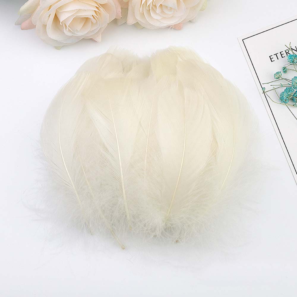 Goose Feather 6cm~11cm For Beautiful Decoration Handicraft Gift Box DIY 50/100/150pcs Colorful Goose Feathers
