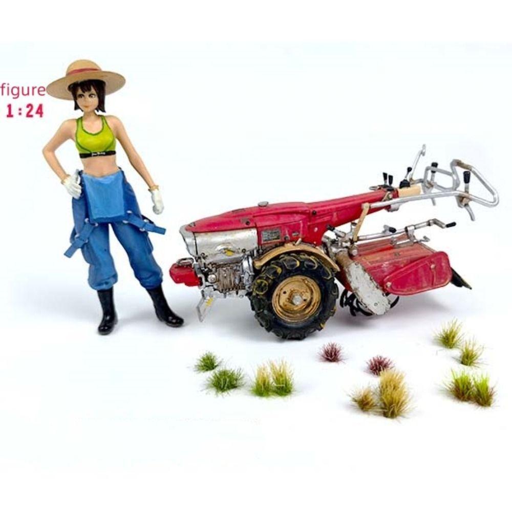 Static Scenery Grass Tuft Model Terrain Model Kit Simulation Miniature Grass Cluster 5Mm/8Mm Bushes Model Static Grass Tuft