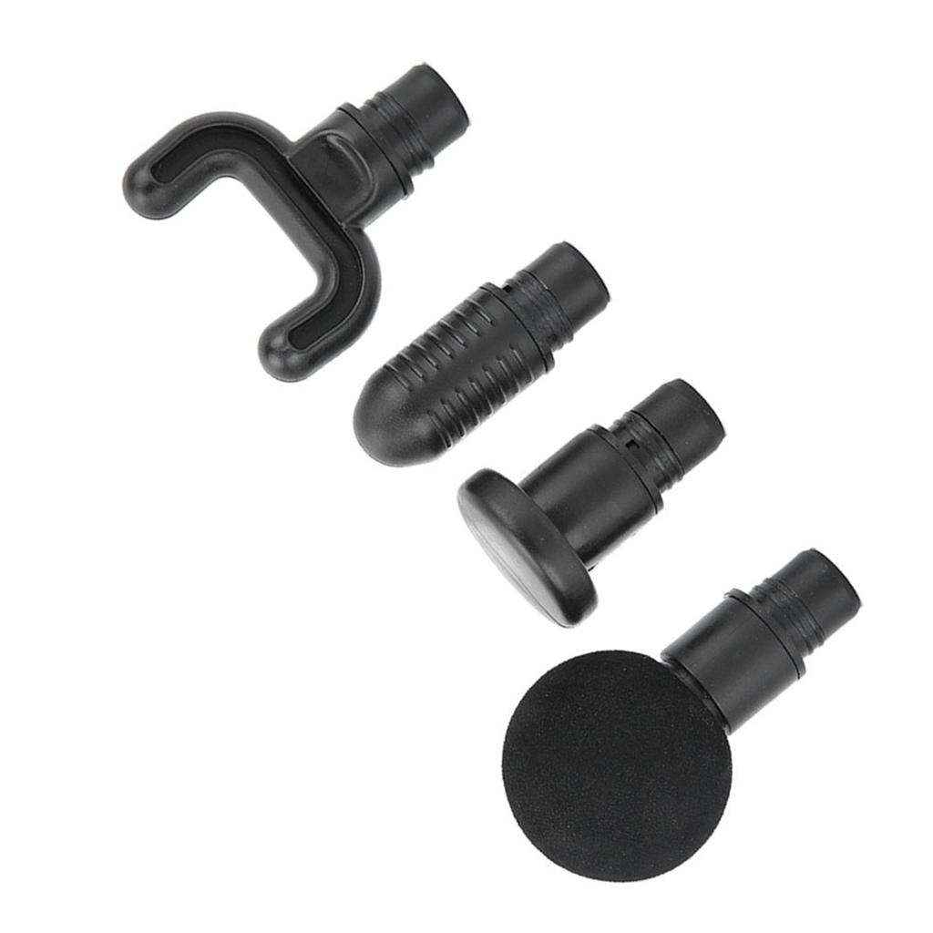 4pcs 19mm Caliber Body Relaxation Fascia Massager Gun Replacement Head Massage Head Set