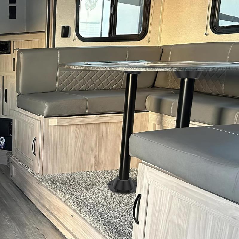 Picior de masă Soclu din aluminiu Baza de masă Flanșă Sunet de masă și bază de montare pe podea cu 6 orificii de montare