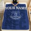 1pz Coperta Flanella Personalizzata Nome Everton FC Fantasia Adatta a Tutte le Stagioni per Arredo Casa Calore e Comfort Regali Regalo Festivo_xia