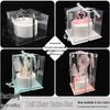 Transparent PET Cake Box for Desserts: Sizes 4 To 16 Inches