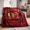 1pc Harry Potter Flannel Throw Blanket - HD Printed Lightweight Soft Warm All-Season Blanket for Sofa, Bed, Travel, Camping 044